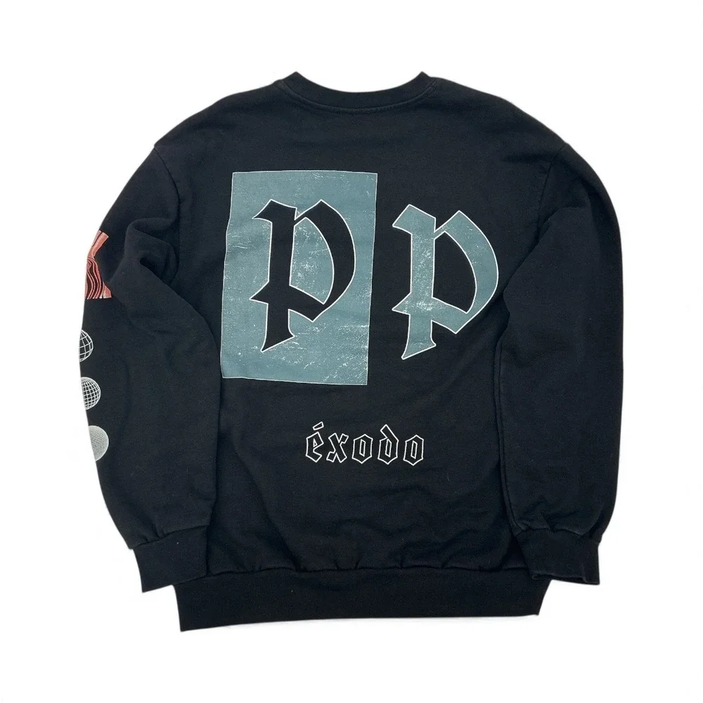 Peso‎ Pluma Éxodo Crewneck Sweater L | Official Heavyweight Tour Merch PP - Picture 3 of 7